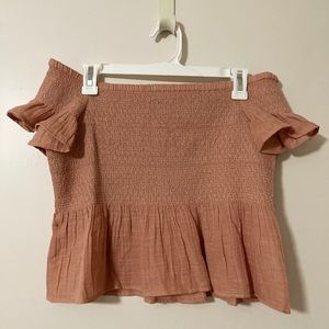 Off the Shoulder Crop Top